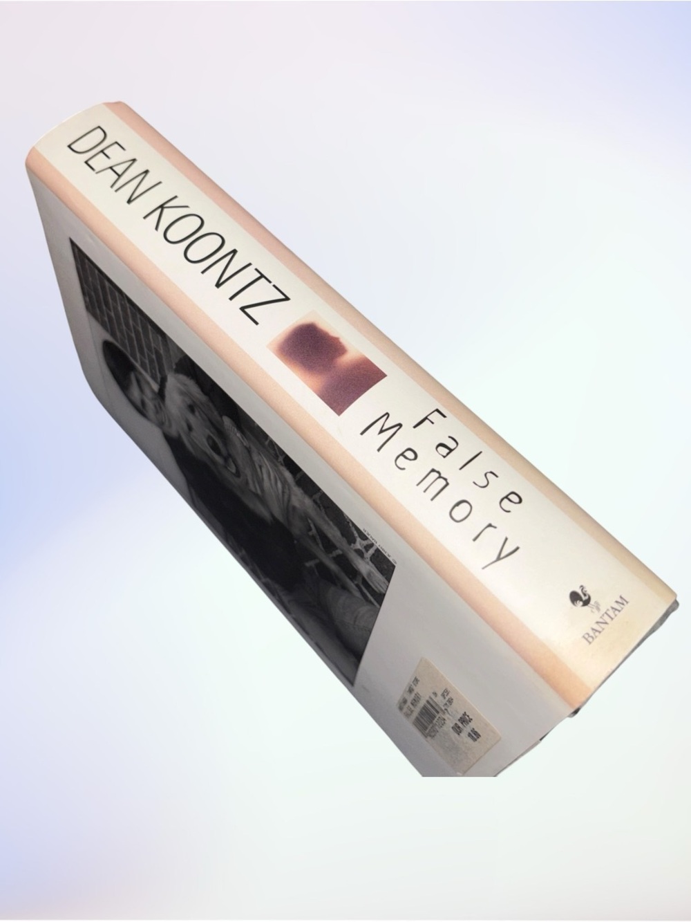 Dean Koontz "False Memory" Hardcover Book - Pale Pink Gradient Cover - Picture 3 of 5